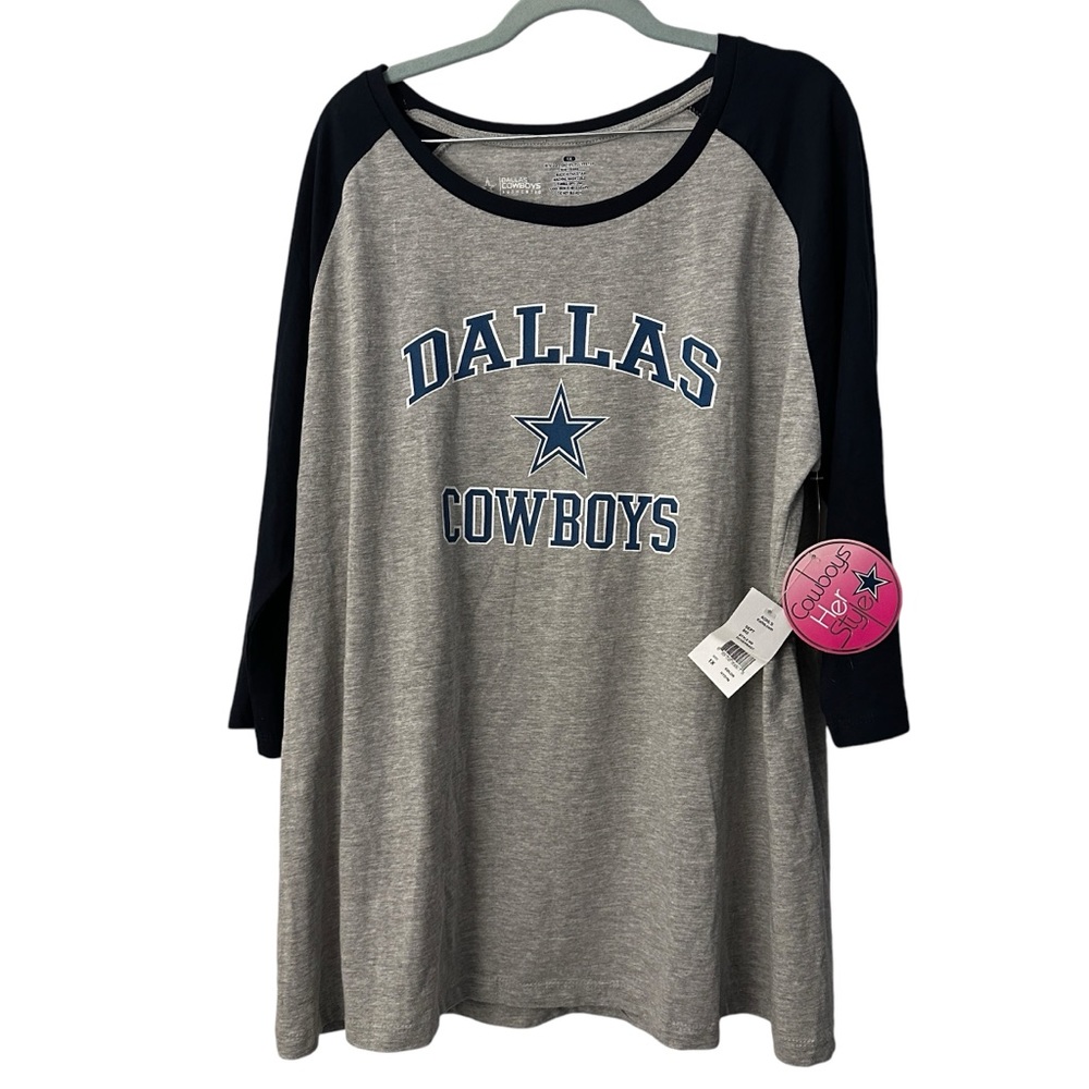 Dallas Cowboys t-shirt, women’s plus size 1X. New with tags. NFL football